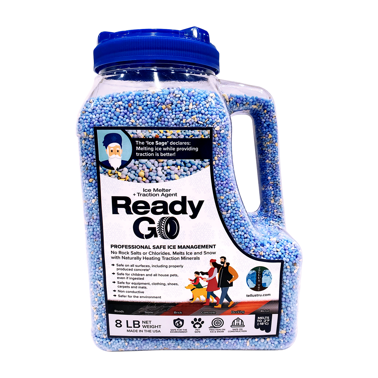 Ready Go Ice Melter is the best Ice Melter for Traction and Safety